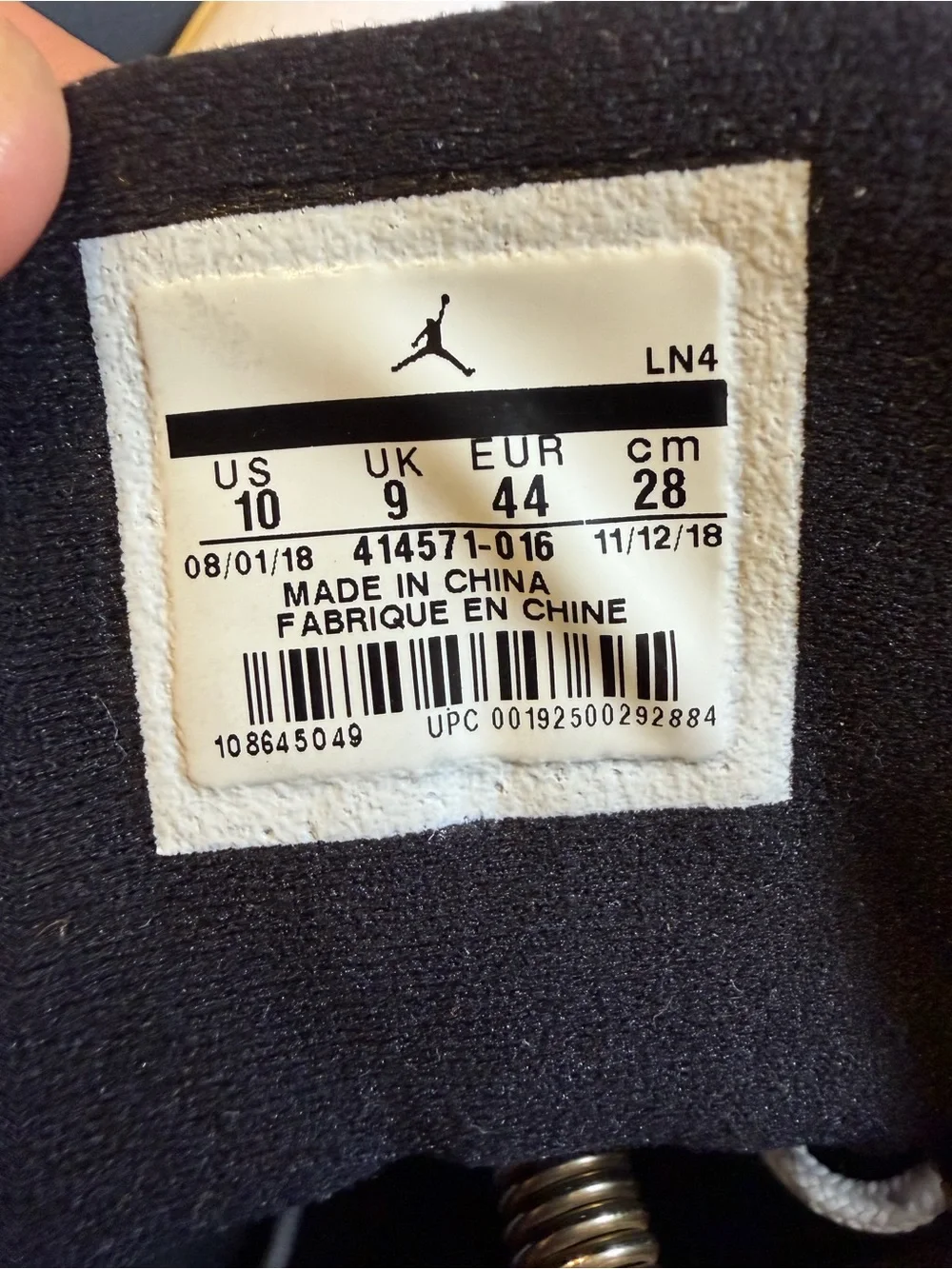 Size 10 - Air Jordan 13 Retro Atmosphere Grey - No box - Great Condition